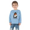 Toddler Long Sleeve Tee with Adorable Capybara Design – Soft, Warm, and Fun for Everyday Wear