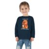 Toddler Long Sleeve Tee with Adorable Capybara Design – Soft, Warm, and Fun for Everyday Wear