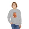 Youth Crewneck Sweatshirt with Adorable Capybara Design – Cozy and Fun for Everyday Wear