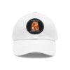 4424783032578605289_2048.jpeg Dad Hat with Leather Patch (Round) - Capybara design