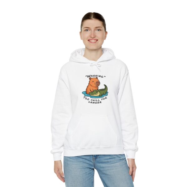 Unisex Heavy Blend™ Hooded Sweatshirt with Cute Capybara Design – Warm and Stylish Hoodie