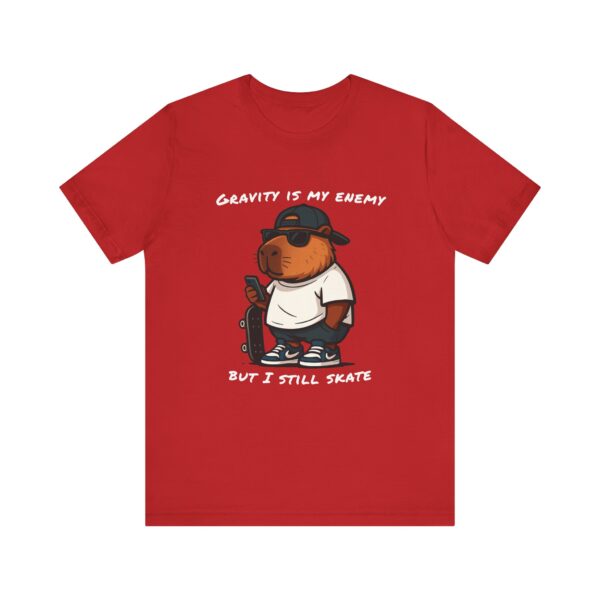 Unisex Jersey Short Sleeve Tee with Adorable Capybara Design – Soft and Stylish T-Shirt