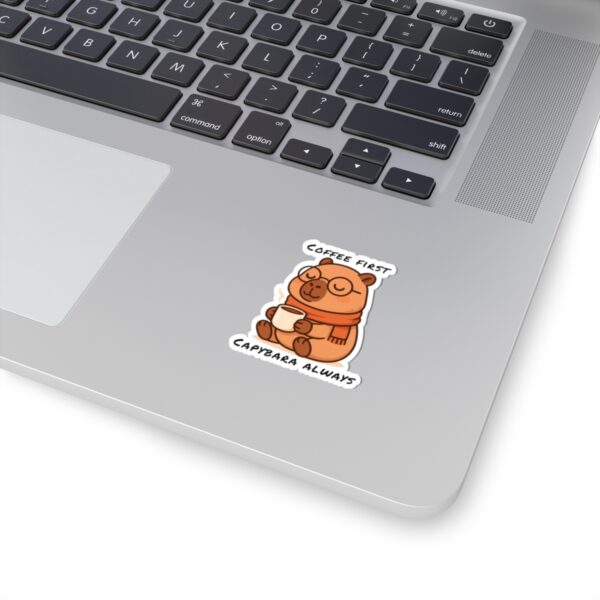 "Capybara Kiss-Cut Stickers – Cute & Fun Designs for Laptops, Water Bottles, and More"
