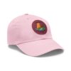 4637571350741801295_2048.jpeg Dad Hat with Leather Patch (Round) - Capybara design