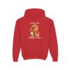 Youth Heavy Blend Hooded Sweatshirt with Cute Capybara Design – Warm, Cozy, and Perfect for Kids