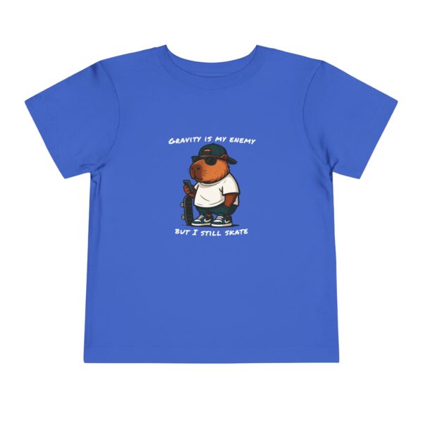 Toddler Short Sleeve Tee with Adorable Capybara Design – Soft, Fun, and Perfect for Everyday Play