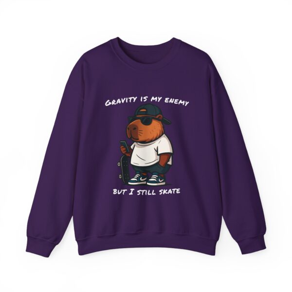 Unisex Heavy Blend™ Crewneck Sweatshirt with Cute Capybara Design – Embrace Comfort Every Day