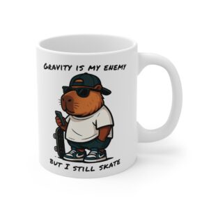Capybara Coffee Mug 11oz – Cute & Unique Capybara Design for Animal Lovers