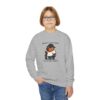 Youth Crewneck Sweatshirt with Adorable Capybara Design – Cozy and Fun for Everyday Wear