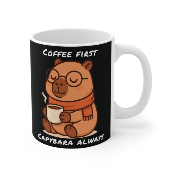 Capybara Coffee Mug 11oz – Cute & Unique Capybara Design for Animal Lovers