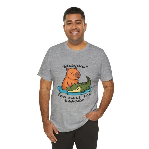 Unisex Jersey Short Sleeve Tee with Adorable Capybara Design – Soft and Stylish T-Shirt