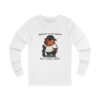 Unisex Jersey Long Sleeve Tee with Unique Capybara Design – Comfortable and Stylish Top