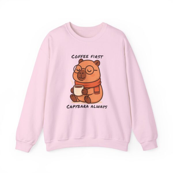 Unisex Heavy Blend™ Crewneck Sweatshirt with Cute Capybara Design – Embrace Comfort Every Day