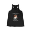 Womens Flowy Racerback Tank with Adorable Capybara Design – Lightweight, Stylish, and Fun for Summer