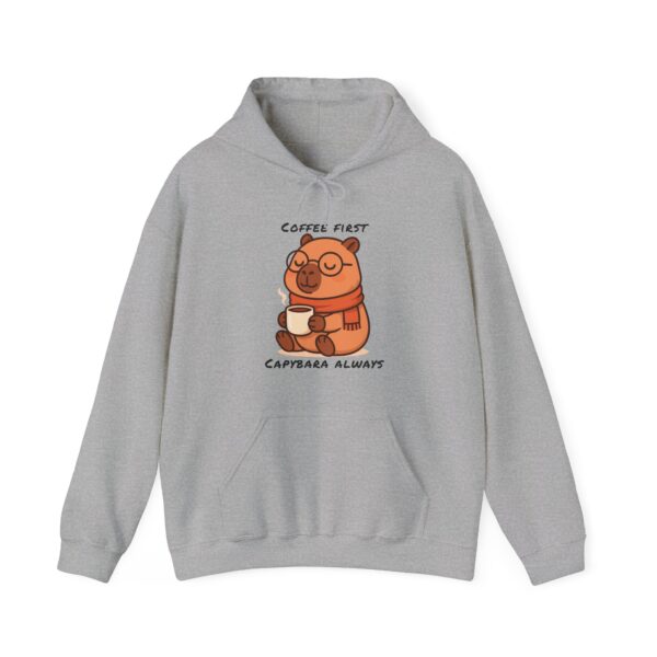 Unisex Heavy Blend™ Hooded Sweatshirt with Cute Capybara Design – Warm and Stylish Hoodie