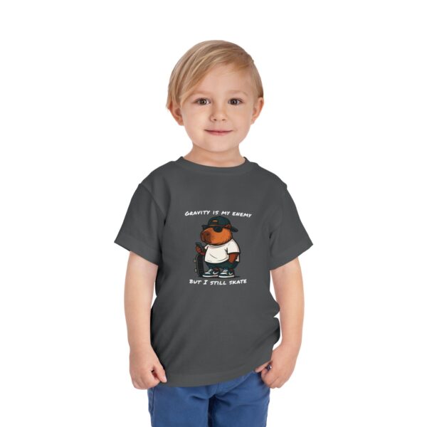 Toddler Short Sleeve Tee with Adorable Capybara Design – Soft, Fun, and Perfect for Everyday Play