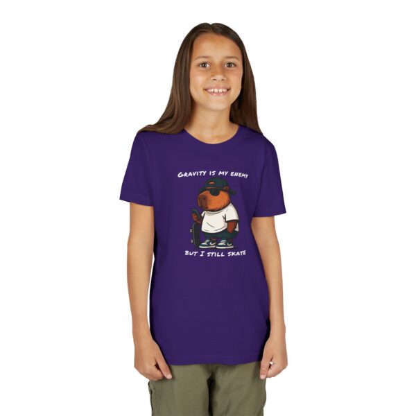Youth Short Sleeve Tee with Cute Capybara Design – Soft, Fun, and Perfect for Everyday Wear