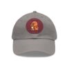 5479761368304978097_2048.jpeg Dad Hat with Leather Patch (Round) - Capybara design