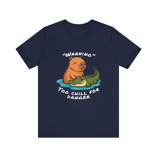 Unisex Jersey Short Sleeve Tee with Adorable Capybara Design – Soft and Stylish T-Shirt