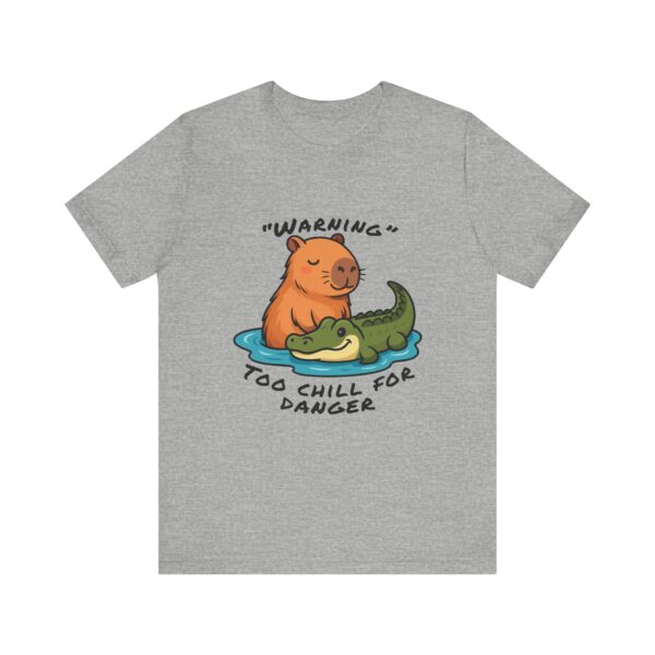 Unisex Jersey Short Sleeve Tee with Adorable Capybara Design – Soft and Stylish T-Shirt