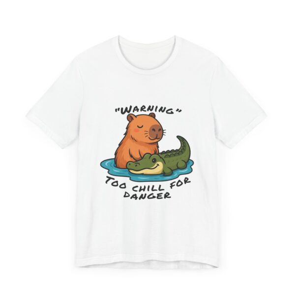 Unisex Jersey Short Sleeve Tee with Adorable Capybara Design – Soft and Stylish T-Shirt