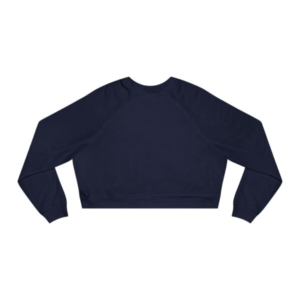 Women's Cropped Fleece Pullover with Cute Capybara Design – Cozy, Trendy, and Fun