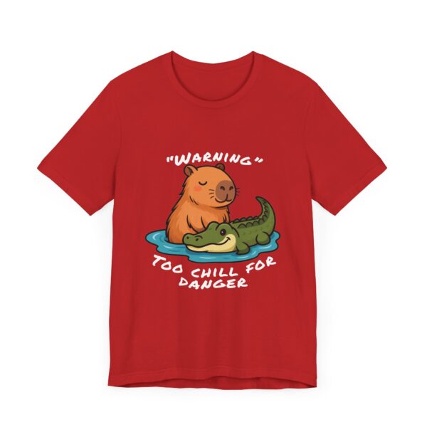 Unisex Jersey Short Sleeve Tee with Adorable Capybara Design – Soft and Stylish T-Shirt
