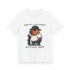 Unisex Jersey Short Sleeve Tee with Adorable Capybara Design – Soft and Stylish T-Shirt