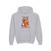 Youth Heavy Blend Hooded Sweatshirt with Cute Capybara Design – Warm, Cozy, and Perfect for Kids