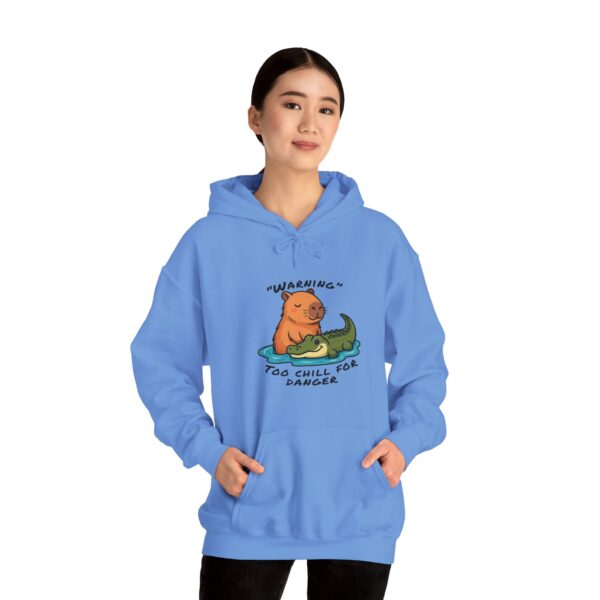 Unisex Heavy Blend™ Hooded Sweatshirt with Cute Capybara Design – Warm and Stylish Hoodie