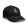 5931575092470643189_2048.jpeg Dad Hat with Leather Patch (Round) - Capybara design