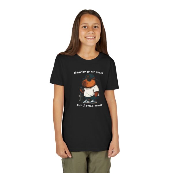Youth Short Sleeve Tee with Cute Capybara Design – Soft, Fun, and Perfect for Everyday Wear