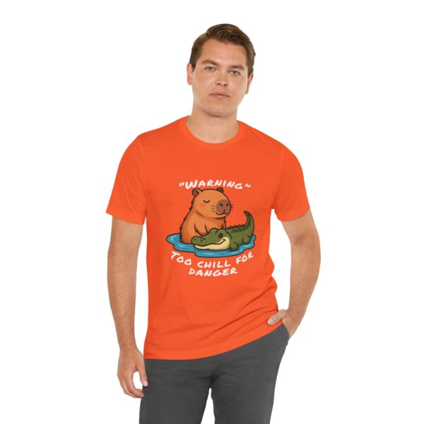 Unisex Jersey Short Sleeve Tee with Adorable Capybara Design – Soft and Stylish T-Shirt