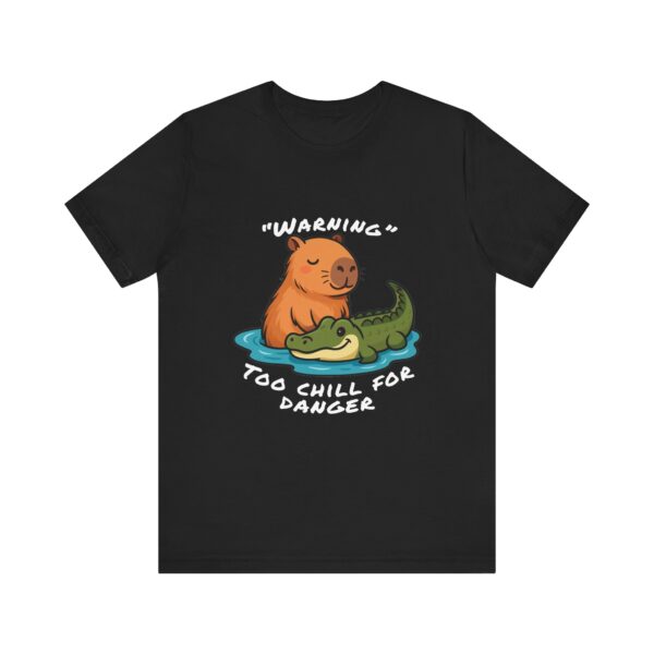Unisex Jersey Short Sleeve Tee with Adorable Capybara Design – Soft and Stylish T-Shirt