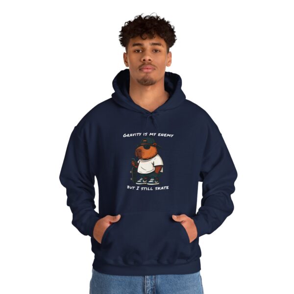 Unisex Heavy Blend™ Hooded Sweatshirt with Cute Capybara Design – Warm and Stylish Hoodie
