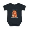 Infant Baby Rib Bodysuit with Cute Capybara Design – Soft, Comfortable, and Perfect for Your Little One