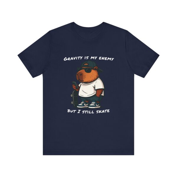 Unisex Jersey Short Sleeve Tee with Adorable Capybara Design – Soft and Stylish T-Shirt