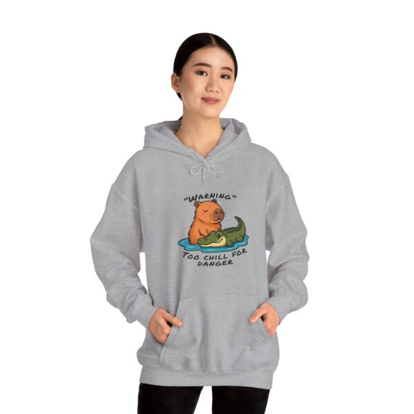 Unisex Heavy Blend™ Hooded Sweatshirt with Cute Capybara Design – Warm and Stylish Hoodie