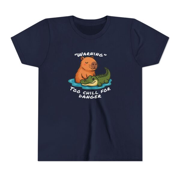 Youth Short Sleeve Tee with Cute Capybara Design – Soft, Fun, and Perfect for Everyday Wear