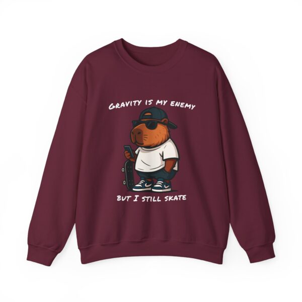Unisex Heavy Blend™ Crewneck Sweatshirt with Cute Capybara Design – Embrace Comfort Every Day