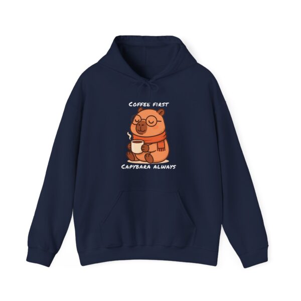 Unisex Heavy Blend™ Hooded Sweatshirt with Cute Capybara Design – Warm and Stylish Hoodie