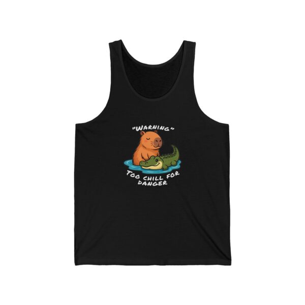 Unisex Jersey Tank Top with Cute Capybara Design – Perfect for Summer Style