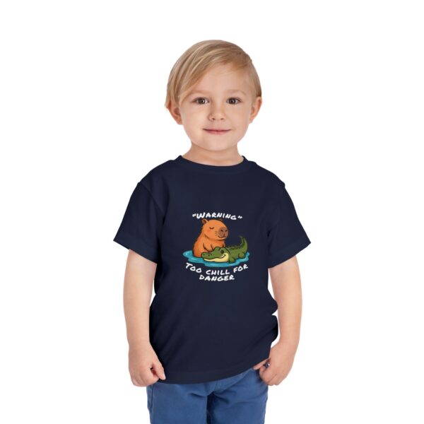 6959202013277845943_2048.jpeg Toddler Short Sleeve Tee with Adorable Capybara Design – Soft, Fun, and Perfect for Everyday Play