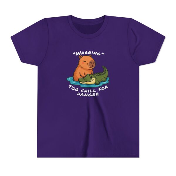 Youth Short Sleeve Tee with Cute Capybara Design – Soft, Fun, and Perfect for Everyday Wear
