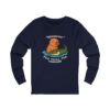 Unisex Jersey Long Sleeve Tee with Unique Capybara Design – Comfortable and Stylish Top