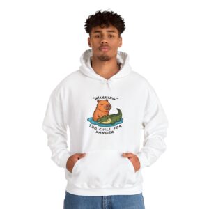 Unisex Heavy Blend™ Hooded Sweatshirt with Cute Capybara Design – Warm and Stylish Hoodie
