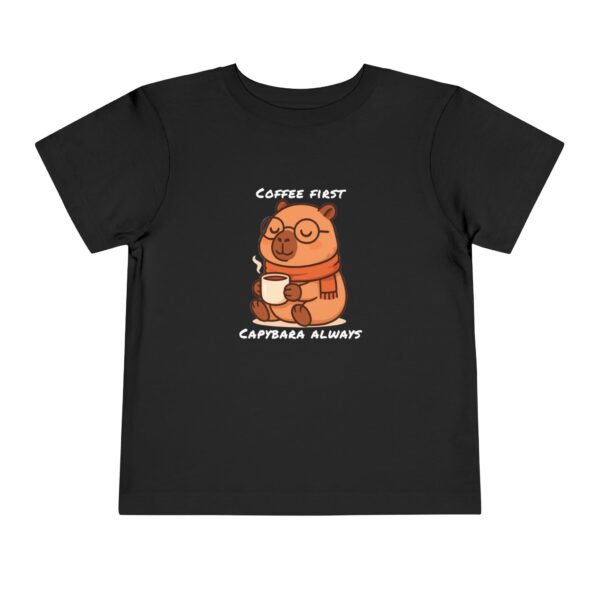 Toddler Short Sleeve Tee with Adorable Capybara Design – Soft, Fun, and Perfect for Everyday Play
