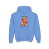 Youth Heavy Blend Hooded Sweatshirt with Cute Capybara Design – Warm, Cozy, and Perfect for Kids