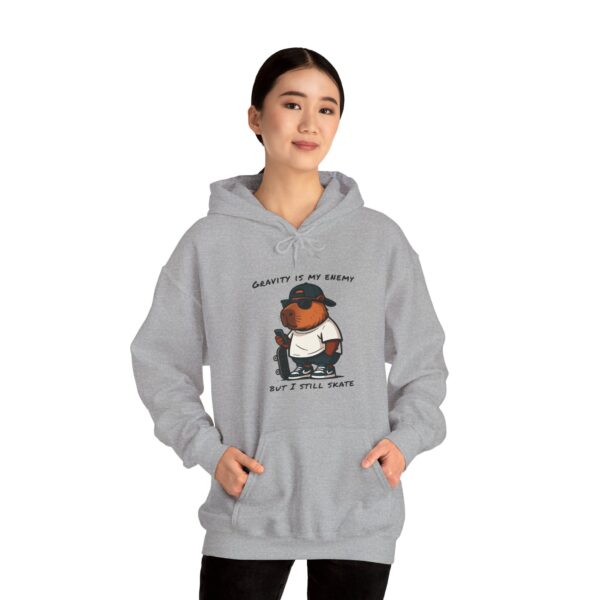 Unisex Heavy Blend™ Hooded Sweatshirt with Cute Capybara Design – Warm and Stylish Hoodie