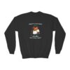 Youth Crewneck Sweatshirt with Adorable Capybara Design – Cozy and Fun for Everyday Wear